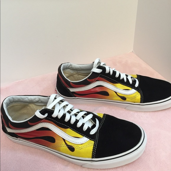Vans Other - Vans Flames Shoes Size 11